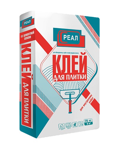 Клей для плитки РЕАЛ 25 кг